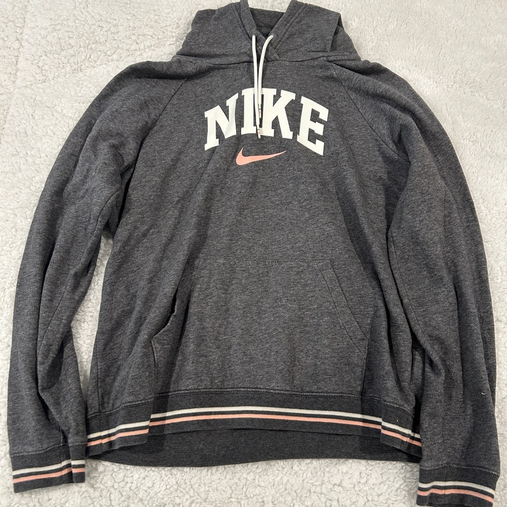 EUC Nike Gray and Pink Sweatshirt